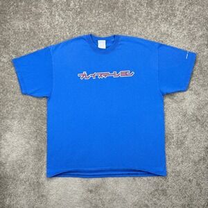 Vintage Y2K PlayStation Japanese Gaming PS3 T Shirt XL